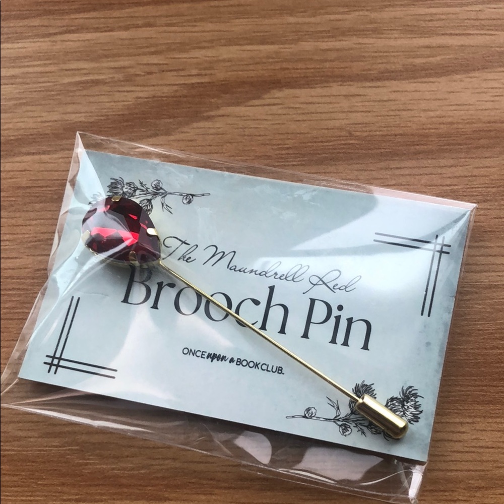 The Maundrell Red Brooch Pin